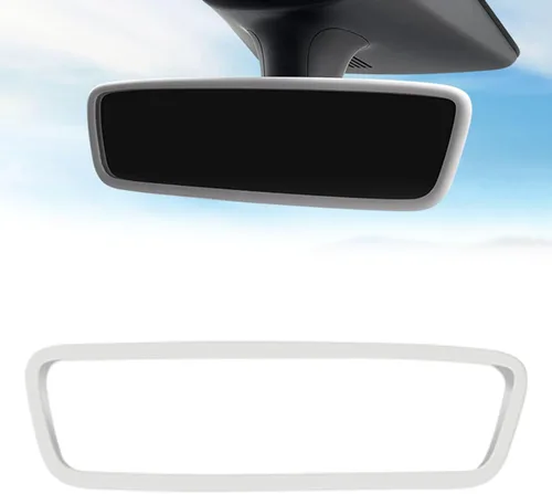 Miniatura 8 de Marco Protector de Espejo Retrovisor Compatible con Modelo 3 Y X S Semi 2014-2024 Cubierta de Espejo Retrovisor Interior Accesorios Decoraciones
