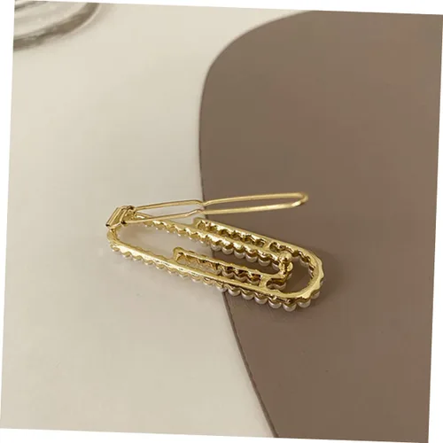 Miniatura 6 de Beavorty 2 pinzas para el cabello, pinzas de metal para el cabello, broches de metal con diamantes de imitación para mujer, pasadores de flores