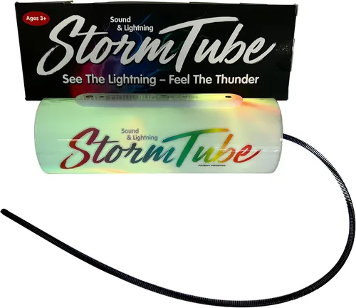 Instrumento musical de tubo de tormenta para adolescentes y adultos: ve el rayo y siente el trueno con el tubo de tormenta. Activado por movimiento