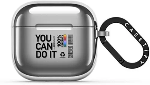Miniatura 9 de CASETiFY Funda Mirror Airpods Pro (2.ª generación) con anillo, color negro Kingsnake