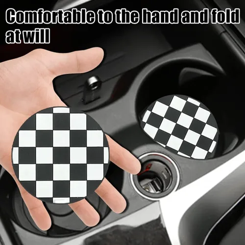 Miniatura 4 de zipelo Paquete de 4 Posavasos para Tazas de Automóvil, Inserto Posavasos para Portavasos de Vehículo de 2.75 Pulgadas, Antideslizante Automotriz