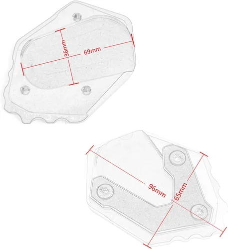 Miniatura 6 de Soporte de extensión lateral de motocicleta para BMW F850GS F750GS F850 GS F 750 850 GSA 2018 2020 2021 2022 (color : A negro F750GS)