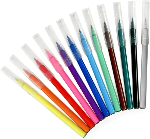 Marcadores para colorear sin sangrado, marcadores de línea fina para adultos, punta fina para libros de colorear, bolígrafos de punta de fieltro,