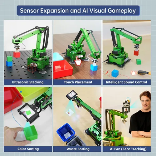 Miniatura 2 de LewanSoul Kit de Brazo Robótico, MaxArm para Programación Arduino Python ESP32 Brazo Robótico Inteligente de Código Abierto con Servo de Bus