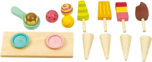 Miniatura 2 de Tender Leaf Toys Carrito de helados, 14.76 pulgadas de longitud