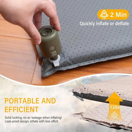 Miniatura 4 de Colchoneta de Aire para SUV Cama de Coche, Almohadilla Inflable para Coche y Camping con Bomba de Aire, Colchón de Camping de Espuma Viscoelástica