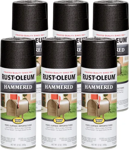 Miniatura 19 de Rust-Oleum 210849 - Pintura en aerosol martillada para prevención del óxido, 12 onzas, cobre