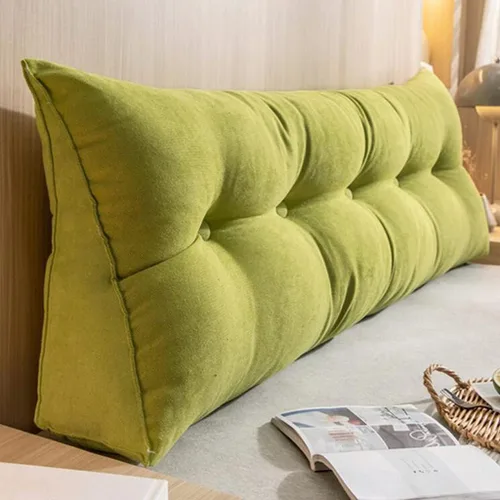 Miniatura 10 de Almohada triangular de lectura para reposo en cama, cojín grande para cabecero, respaldo, almohada de cuña para cuello y soporte lumbar para Café