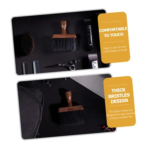 Miniatura 5 de FOMIYES Cepillo limpiador facial Cepillo limpiador de pelo para hombres Peine de pelo para burlas Peine de peluquería Peluquería Plumero Peluquería
