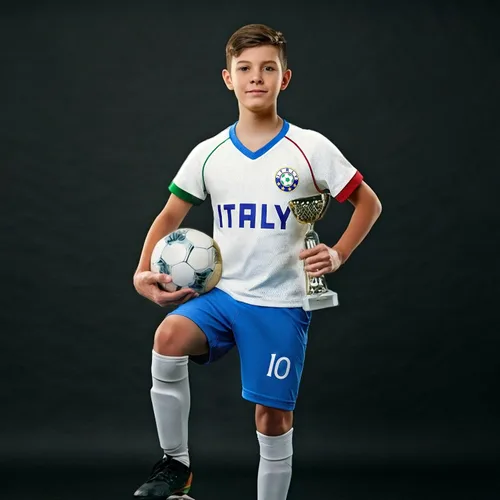 Miniatura 106 de Cnins Camisetas de entrenamiento de fútbol para niños de 2 a 14 años, trajes de práctica para niños y niñas con colores del equipo nacional
