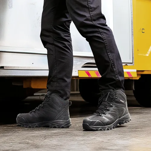 Miniatura 3 de NORTIV 8 Botas de trabajo impermeables para hombres botas de construcción de seguridad con punta de acero ARMADILLO-STL