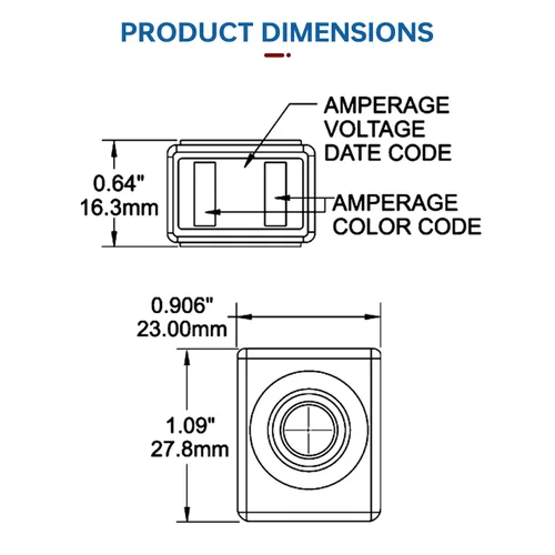 Miniatura 3 de BOJACK Fusible de terminal 250A Fusible de batería de clasificación marina (MRBF) 58V DC Max IP66 impermeable para la protección del circuito