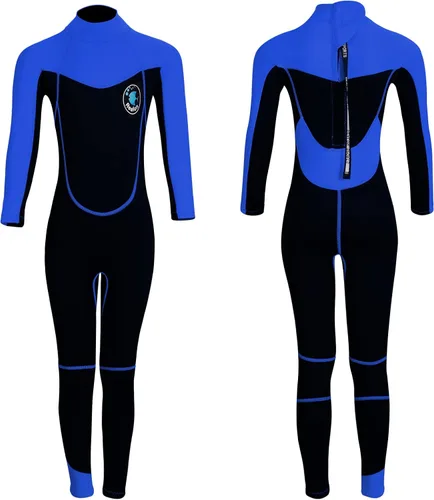 Miniatura 10 de Kid Wetsuit Neoprene Boys Girls 3mm Full Wet Suit, 2mm Shorty Toddles Thermal Swimsuit, Children Back Zipper Cold Water Warmth for Swimming Kayaking
