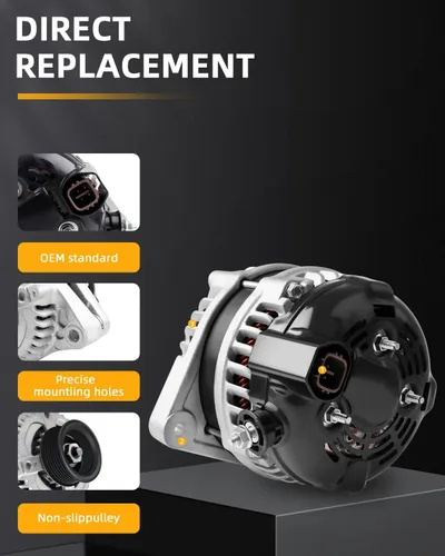 Miniatura 2 de OCPTY Alternadores 11099 compatibles con Acura MDX RL TL Honda Odyssey Pilot Ridgeline 3.2L 3.5L 3.7L Alternador de repuesto automotriz Reemplaza