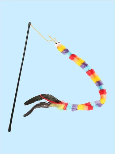 Miniatura 3 de QWINEE Juguetes de varita para gatos, juguete interactivo para gatos, juguetes para gatos de interior, juguetes interactivos para gatito