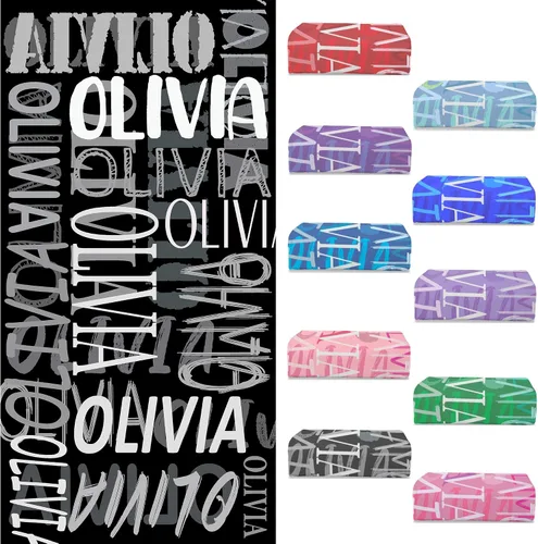 Miniatura 18 de Toallas de playa personalizadas con nombre para niños y adultos, toallas de viaje personalizadas de microfibra para baño y piscina