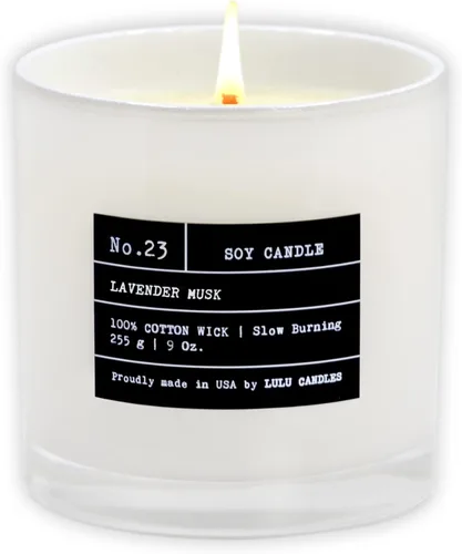 Miniatura 19 de Lulu Candles Sweet Pea, Jasmine & Apple Vela perfumada en tarro de soja de lujo Vertida a mano en los Estados Unidos Altamente perfumada