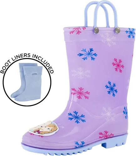 Miniatura 2 de Disney Botas de lluvia para niñas Frozen con forro suave extraíble para nieve