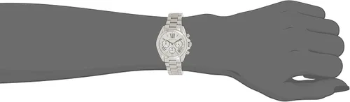 Miniatura 8 de Michael Kors Mini Bradshaw - Reloj cronógrafo de acero inoxidable de 1.417in, MK5798 - Bradshaw Mini