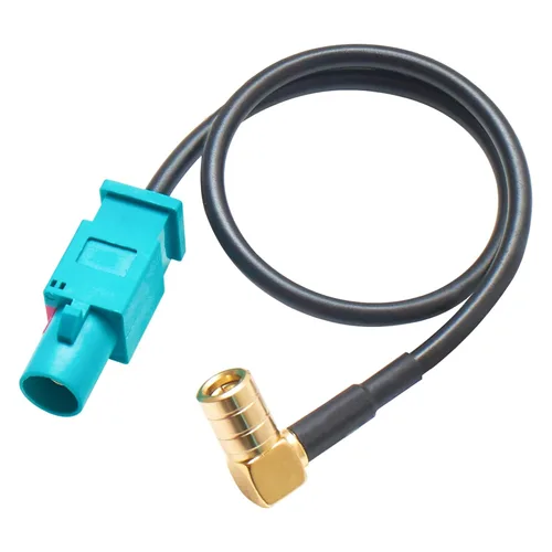 Adaptador Conector Fakra Z Macho a Enchufe SMB de Anina para Antena de Radio Satelital de Fábrica Adaptador a Arnés de Cables de Sintonizador de