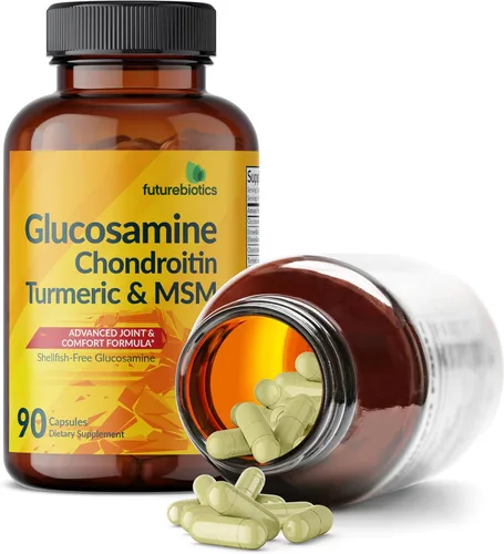 Miniatura 6 de Futurebiotics Glucosamina, condroitina, cúrcuma y MSM fórmula avanzada para articulaciones, apoya articulaciones saludables y movilidad, sin OMG, 90