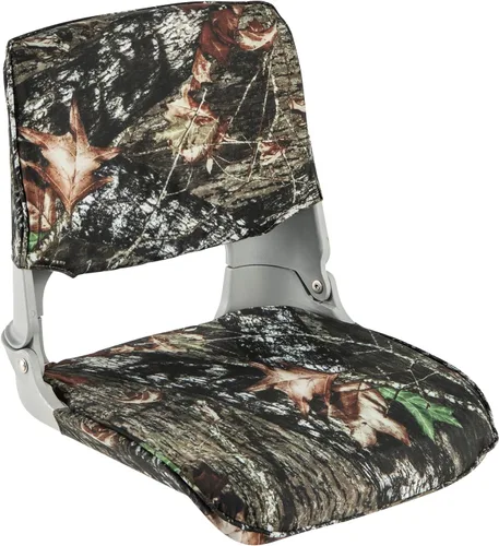 Miniatura 20 de GYMAX Asiento plegable para barco, paquete de 2 asientos con respaldo bajo para capitán de pesca, con acolchado de esponja gruesa, bisagras