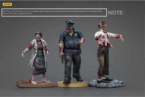 Miniatura 2 de JOYTOY Dark Source Zombie - Figura de Acción 1/25, 11 piezas con articulaciones móviles y desmontables, figuras de zombi en miniatura