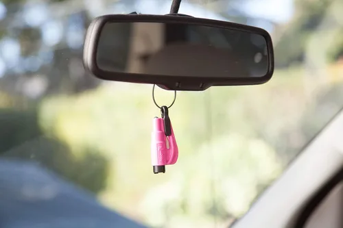 Miniatura 4 de resqme La herramienta original de escape de coche con llavero de emergencia, cortador de cinturón de seguridad 2 en 1 y rompeventanas, fabricado