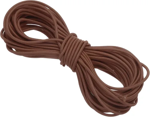 Miniatura 69 de PATIKIL Cuerda elástica elástica de 109 yardas (328.1 ft), cuerda elástica pesada de 0.059 in, albaricoque para manualidades, correas de gancho