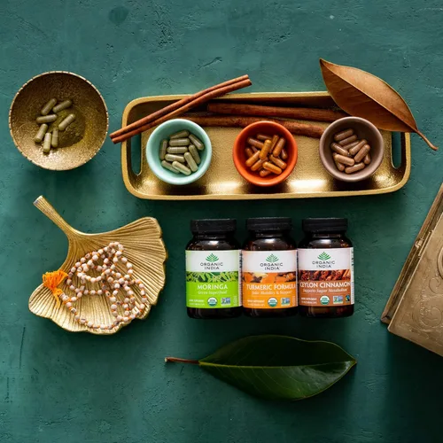 Miniatura 9 de ORGANIC INDIA Ceilán - Suplemento de hierbas de canela - Vegano, sin gluten, Kosher, certificado orgánico USDA, sin OMG, 90 cápsulas