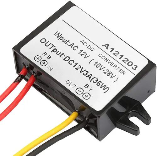 Miniatura 4 de Convertidor descendente CA 10-28v a CC 12v, módulo convertidor de CA a CC, 3a 5a convertidor reductor módulo de fuente de alimentación (3A)
