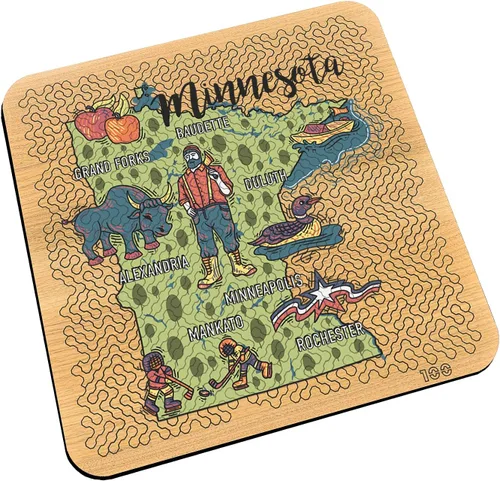 Miniatura 32 de Torched Mind Bending - Rompecabezas impreso en color con mapa del orgullo estatal (Texas) Rompecabezas duro para adultos 100 piezas Formas