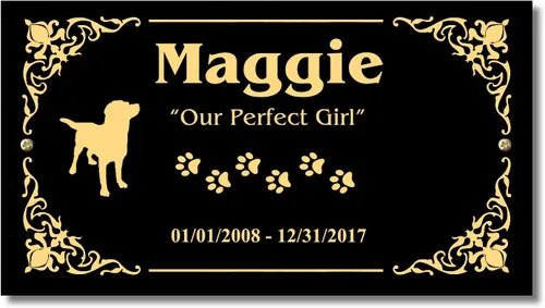 Miniatura 7 de Placa conmemorativa con borde elegante, mensaje personalizado y emblemas de reconocimiento de memoria de identificación, fabricado en Estados Unidos