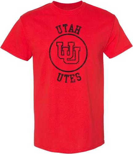 Miniatura 86 de UGP Campus Apparel AS04 - Camiseta con logotipo de círculo envejecido