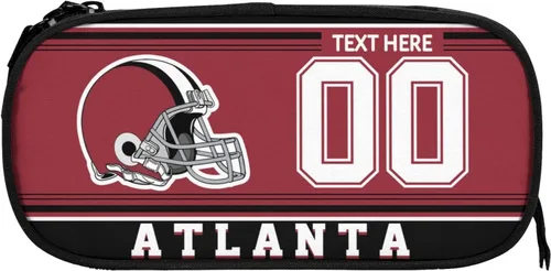Miniatura 20 de Estuche para lápices Dallas, caja de lápices con nombre y número personalizados, estuche personalizado de estilo de fútbol, estuche de bolígrafo