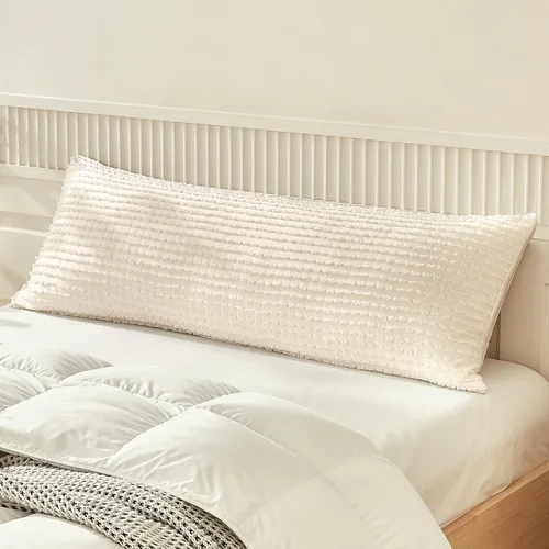 Miniatura 29 de WARMDERN - Fundas de almohada beige tamaño queen, fundas de almohada estándar, juego de 6 fundas de almohada de microfibra suave, textura boho