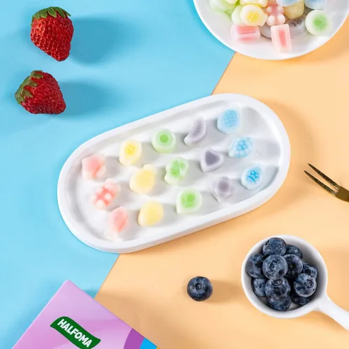 Miniatura 9 de Halfoma Botella de cera de caramelo masticable, con varios jarabes con sabor a fruta en el medio, en caja, 2.05 oz, 32 caramelos