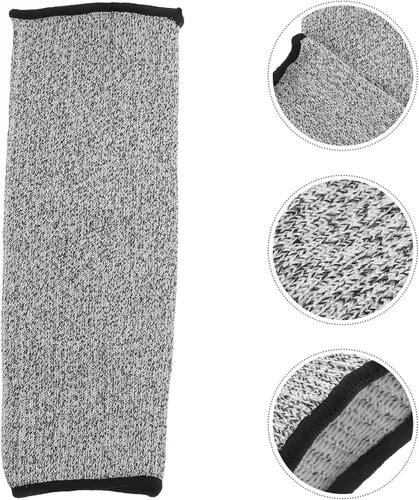 Miniatura 9 de FOMIYES Cut Resistant Arm Sleeves Forearm Protection Sleeve Anti-cut Security Arm Cuff for Men Women Industrial Safety Shoulder Guard, Gray, 1 Pair