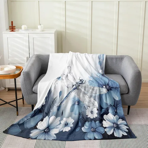 Miniatura 38 de Erosebridal Manta de abeja de 40 x 50 pulgadas, manta de sherpa cálida con estampado de animales 3D para sofá de cama, manta de microfibra suave