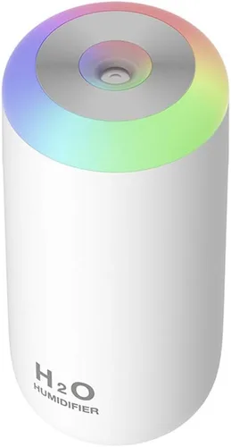 Miniatura 10 de Mini Humidificador, Humidificador Pequeño de 350ml para Dormitorio, Escritorio, Portátil, de Viaje, para Plantas (Rosa)