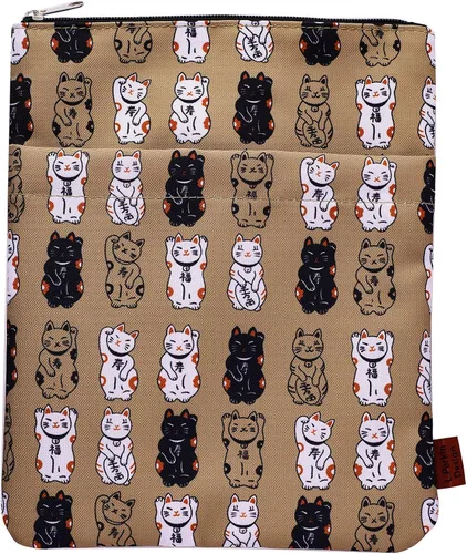 Miniatura 26 de Funda de libro para los amantes de los libros, protector de libros, fundas de libro para libros de tapa blanda, tela lavable, fundas de libro