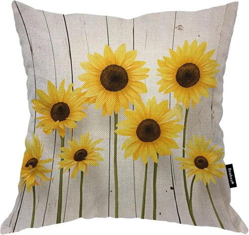 Miniatura 47 de Fundas de almohada de pintura artística, líneas abstractas amarillas y grises, fundas de almohada suaves, funda de cojín para sala de estar, cama