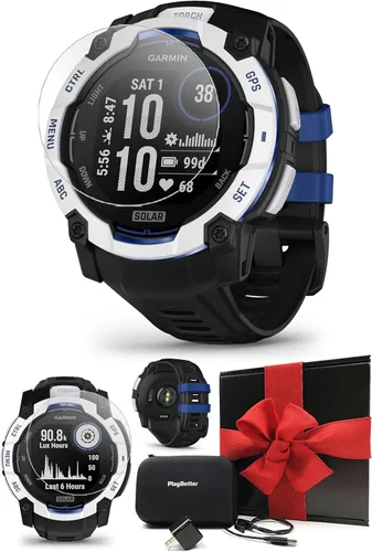 Miniatura 20 de PlayBetter Garmin Instinct 3 Alpine Rush AMOLED (citrino, 1.772 in) caja de regalo de reloj inteligente GPS para exteriores, linterna integrada