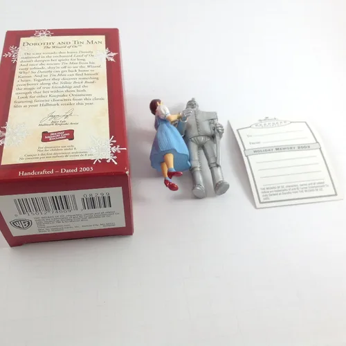 Miniatura 3 de Hallmark Dorothy y el hombre de hojalata del mago de Oz Ornamento