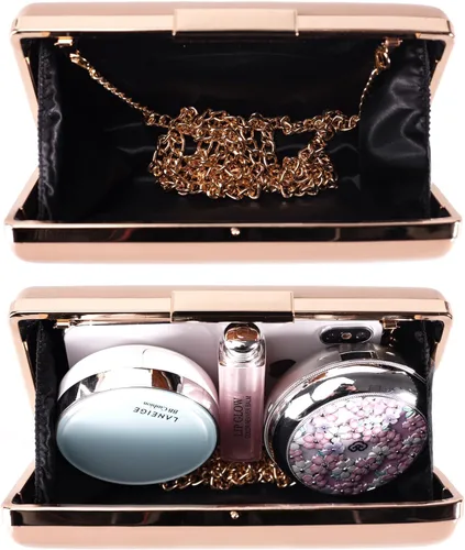 Miniatura 14 de Bolso de noche – Monederos pequeños para mujeres, bodas y fiestas, bolsa de noche formal para mujer