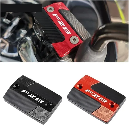 Miniatura 2 de Guard Brake Fluid Reservoir 2025 for FAZER FZ8 FZ 8 FZ-8 Motorcycle Accessories CNC Front Brake Cylinder Cap Fluid Reservoir Cover