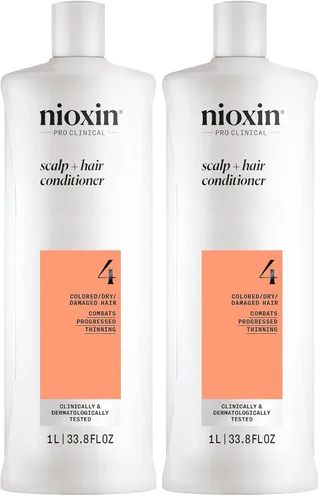 Miniatura 11 de Nioxin System 4 - Acondicionador para cabello teñido, seco y dañado con adelgazamiento progresado, mantiene un color vibrante, nutre y aumenta