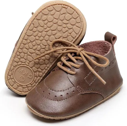 Mocasines de cuero para bebés, niños y niñas, cómodos zapatos de vestir Oxford, zapatos de boda, zapatos para primeros pasadores, zapatos de cuna