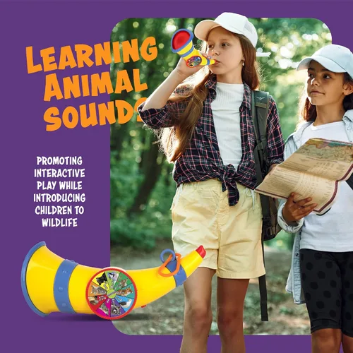 Miniatura 7 de Wildlings - Llamador de animales para niños, juguete al aire libre para niños de 3, 4, 5, 6, 7 años, regalo de cumpleaños con 9 sonidos de animales