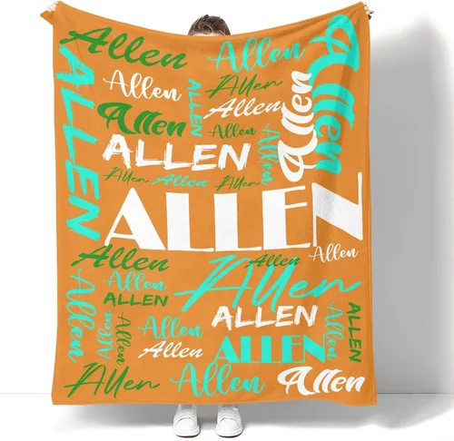 Miniatura 42 de Dr.TOUGH Mantas personalizadas para niños y adultos, mantas personalizadas con nombre para niños y niñas, manta personalizada con nombre